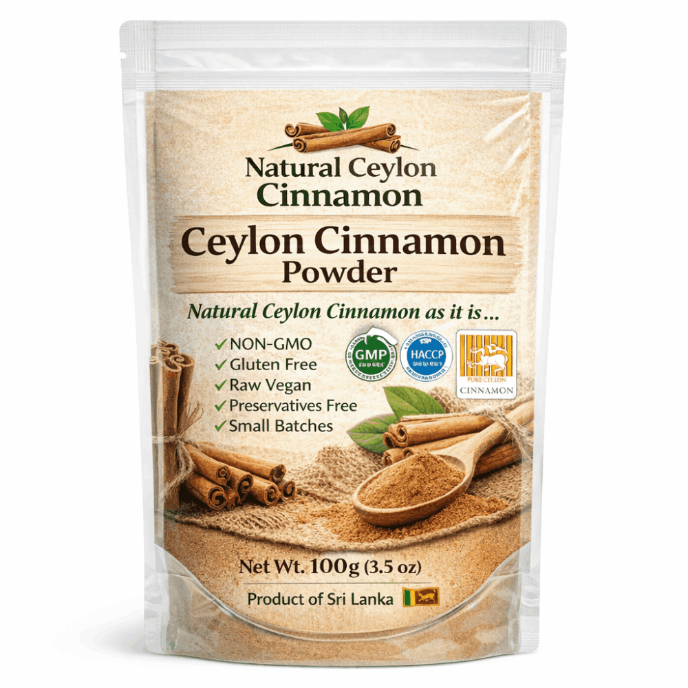 Natural Ceylon Cinnamon Powder (100g)