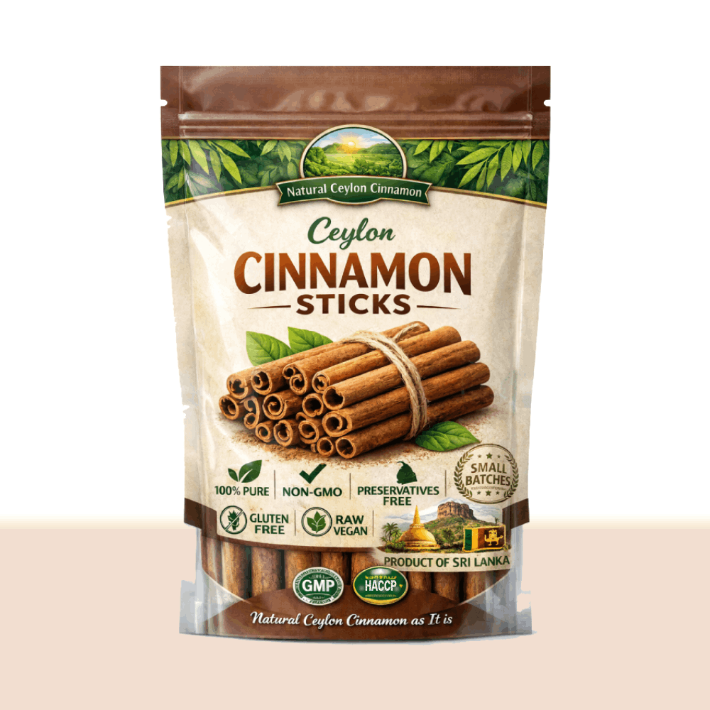 Natural Ceylon Cinnamon Sticks (50g)