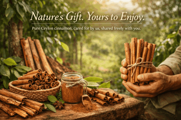 Nature’s Gift. Yours to Enjoy - Natural Ceylon Cinnamon